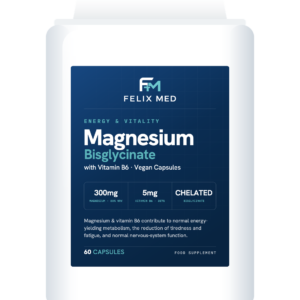 magnesium bisglycinate & vitamin b6 60 capsules