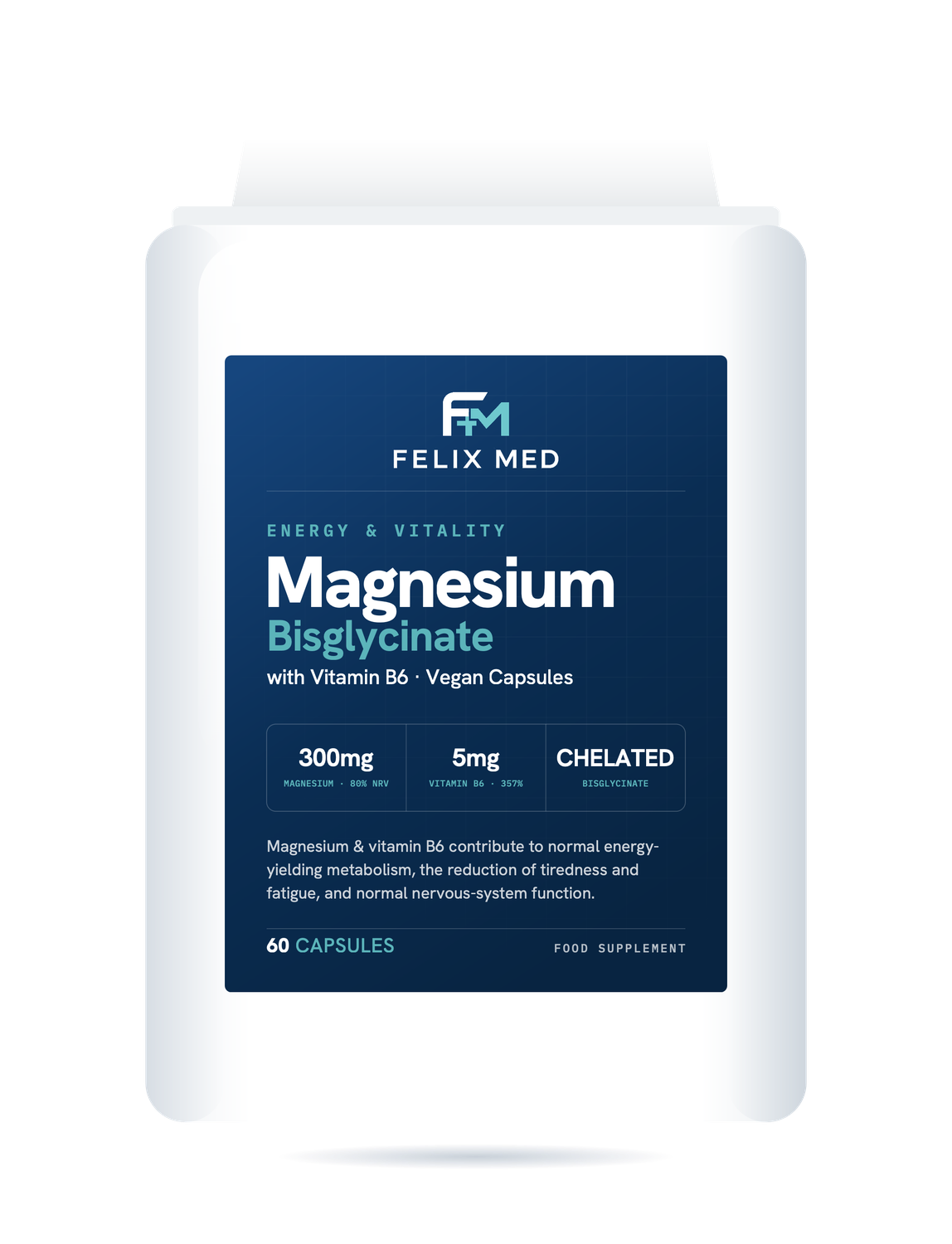 magnesium bisglycinate & vitamin b6 60 capsules magnesium bisglycinate & vitamin b6 60 capsules