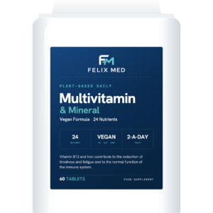 vegan multivitamin & mineral supplement 60 tablets