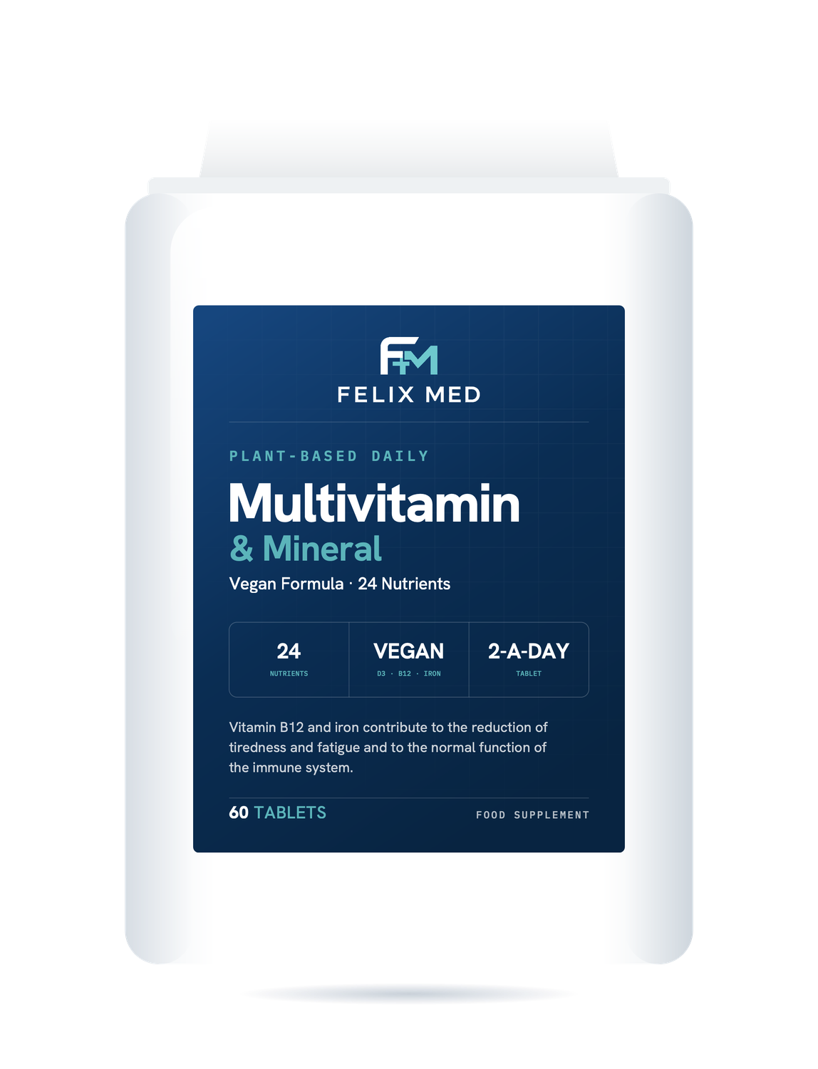 vegan multivitamin & mineral supplement 60 tablets vegan multivitamin & mineral supplement 60 tablets