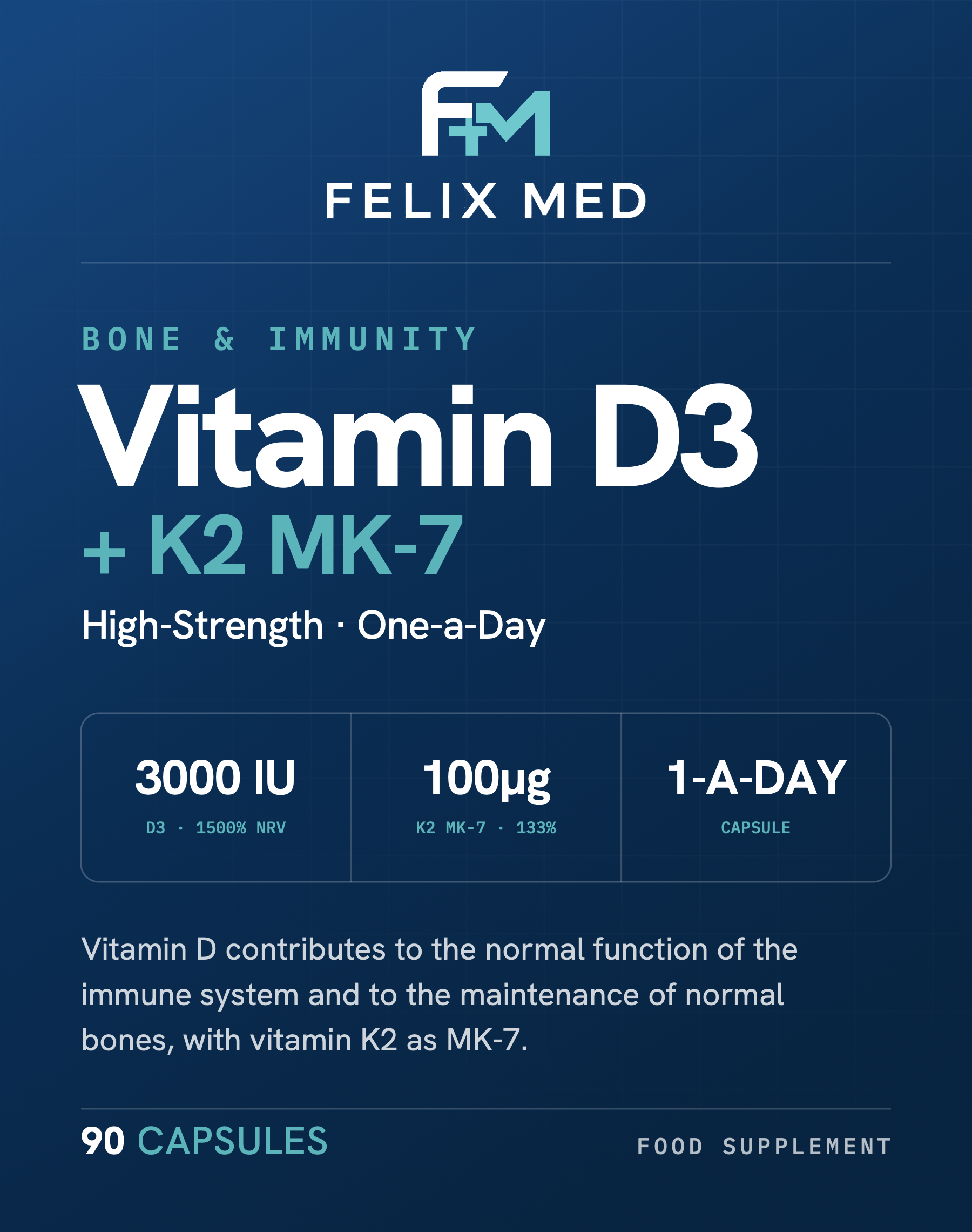 vitamin d3 3000 iu & k2 100ug mk7 90 capsules vitamin d3 3000 iu & k2 100ug mk7 90 capsules