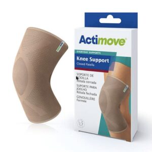 knee support brace – closed patella – firm compression sleeve